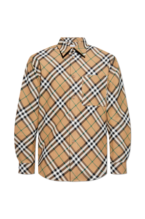 Brown Shearling coat with pockets Burberry